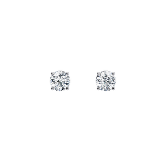 1.5 Ct. Lab-Grown Diamond Four-Prong Earrings in 18K Gold (TW 3 Ct.)