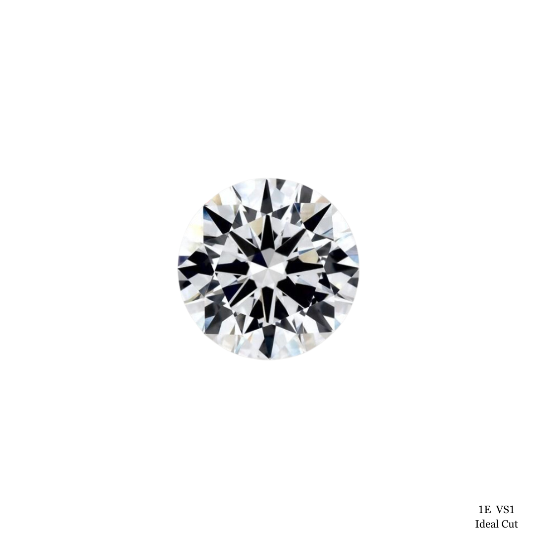 1 Carat E-VS1 Ideal Cut Round Diamond – JNSQ Gem