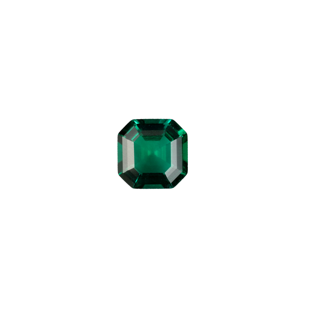 Asscher Cut Zambian Emerald